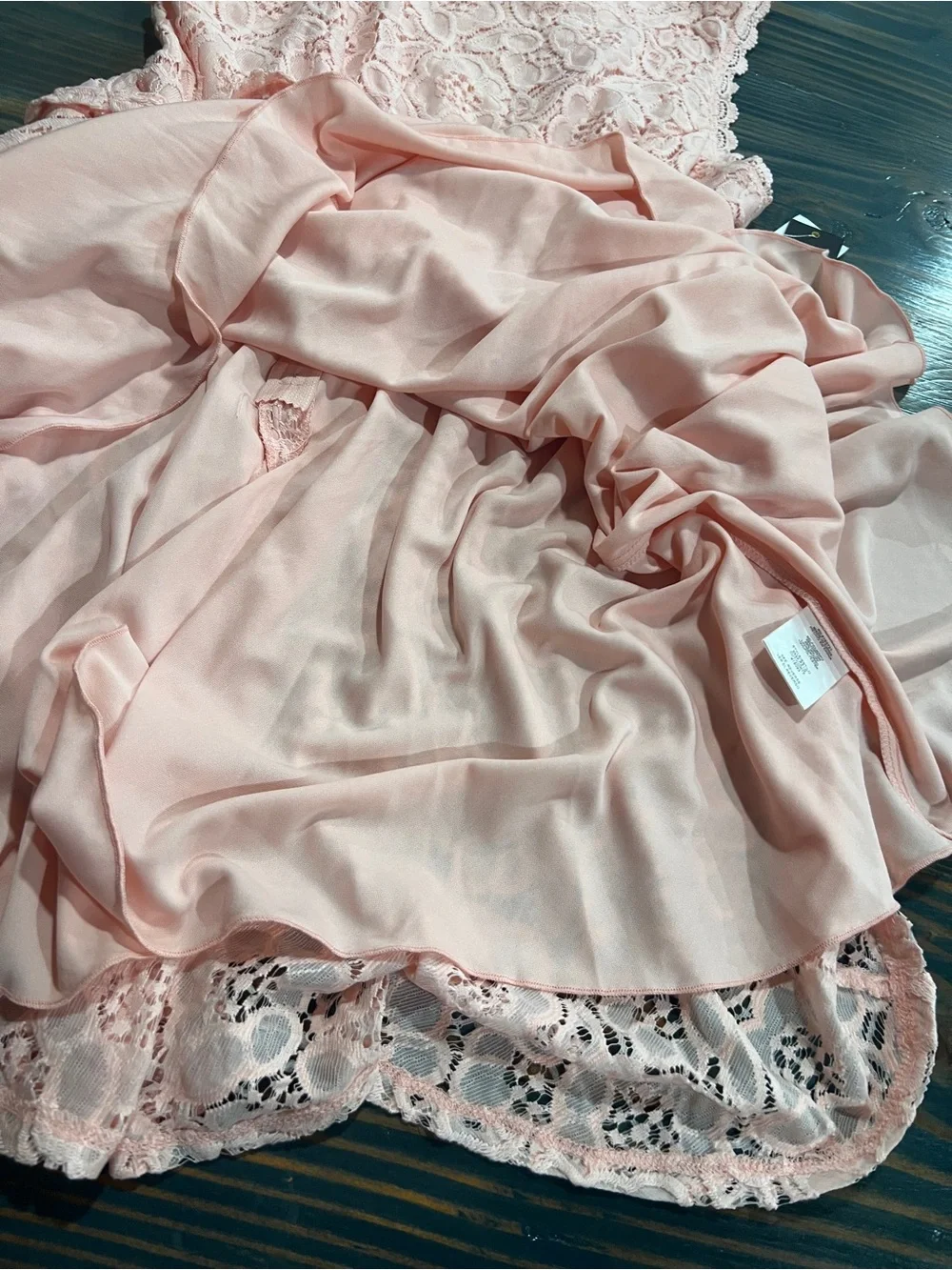 City Studio Girls Delicate Pink Lace Fit & Flare Dress Size 13 NWT